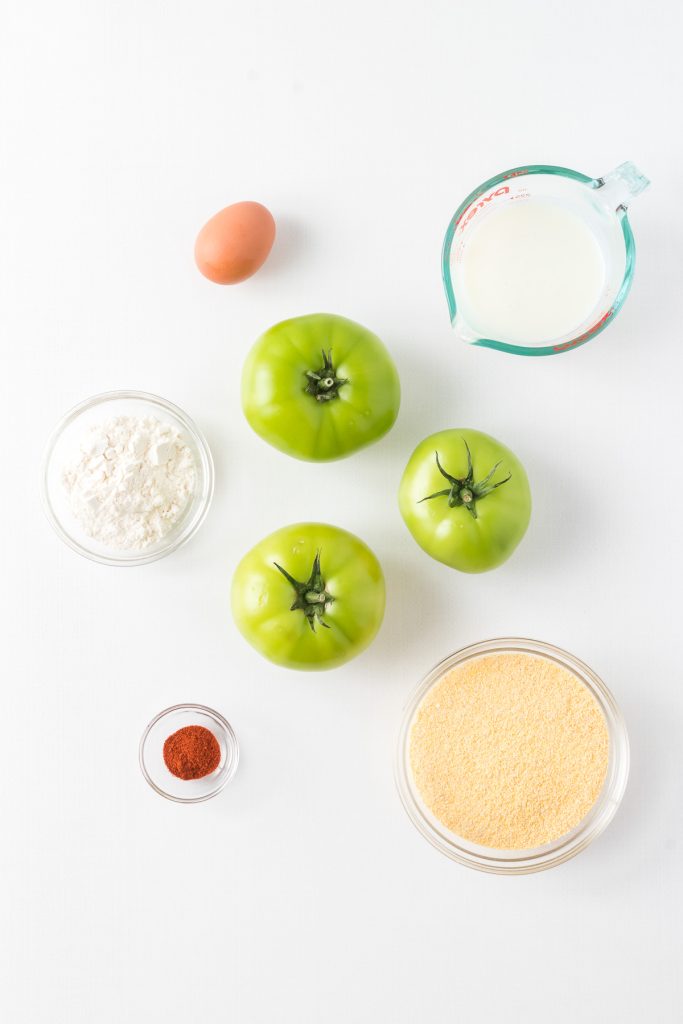 Ingredients for Fried Green Tomatoes