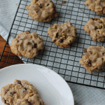 Brown Butter Pistachio and Chocolate Chip Cookies