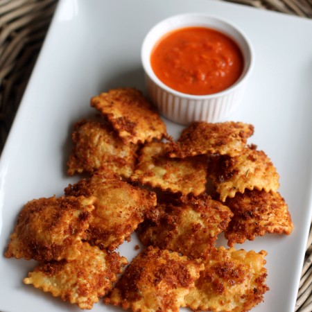 Easy and delicious fried cheese ravioli