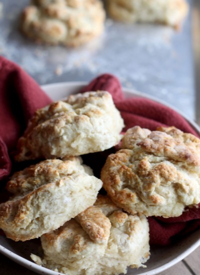 Fluffy and flaky buttermilk biscuits