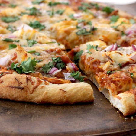 Creamy BBQ Chicken Pizza