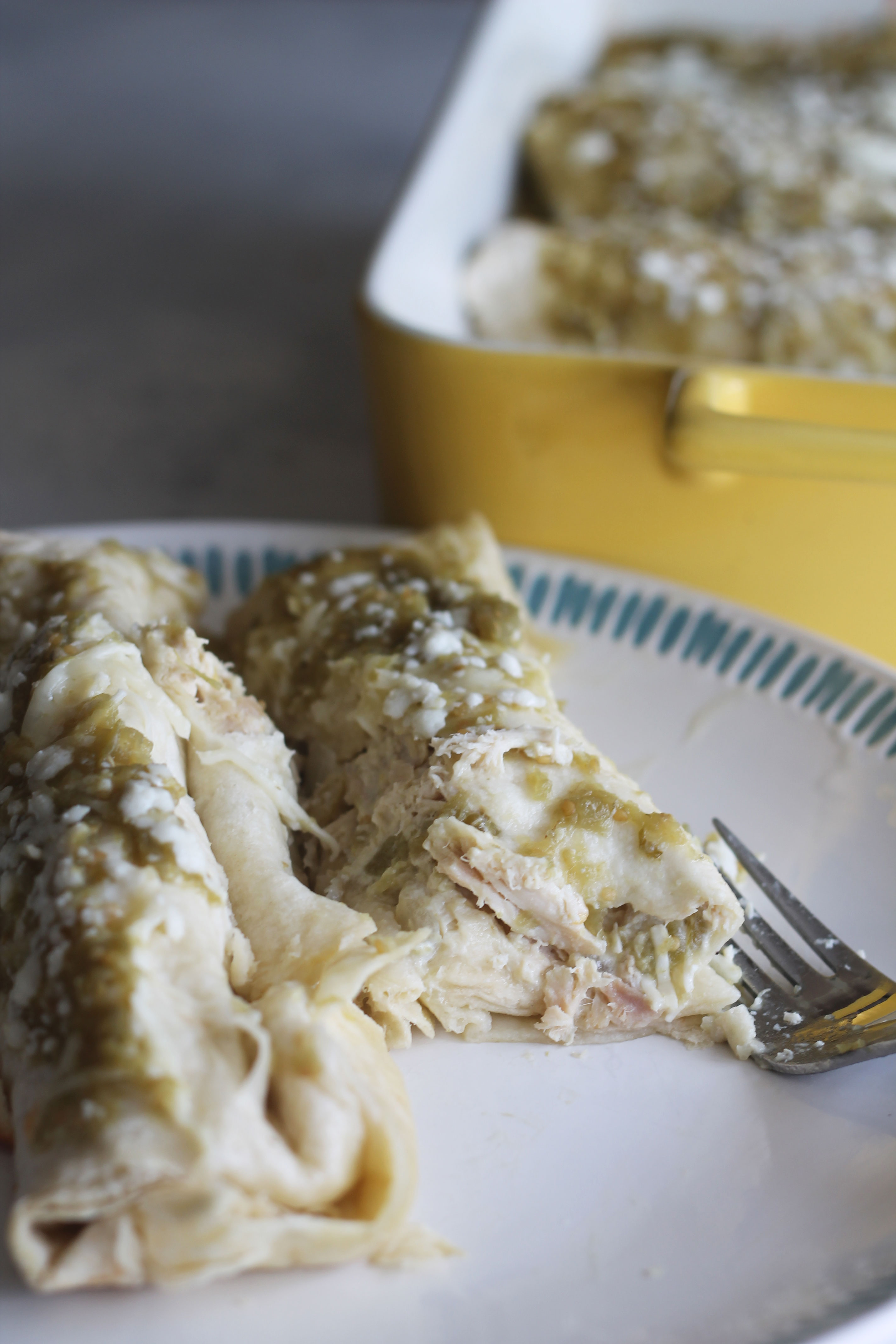 These enchiladas are without a doubt are the best chicken enchiladas ever!