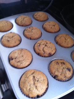 Banana Chocolate Chip Muffins