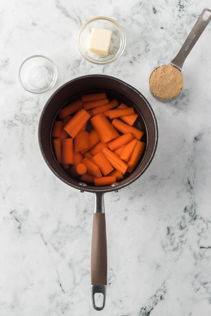 Process photo for Brown Sugar Glazed Carrots