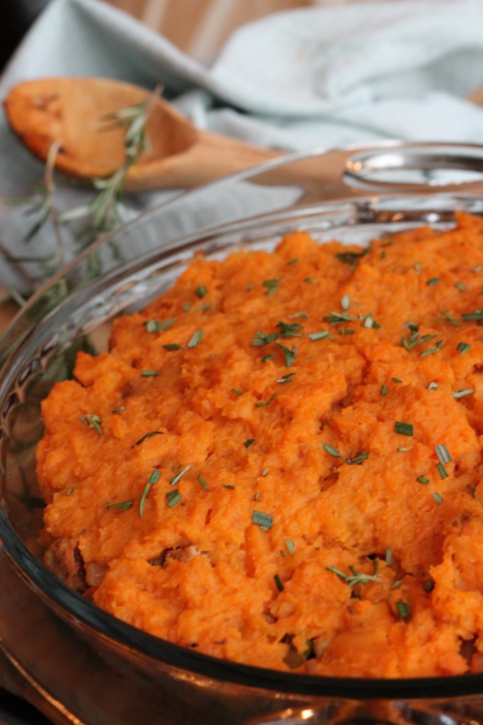 Sweet Potato and Turkey Shepherd's Pie