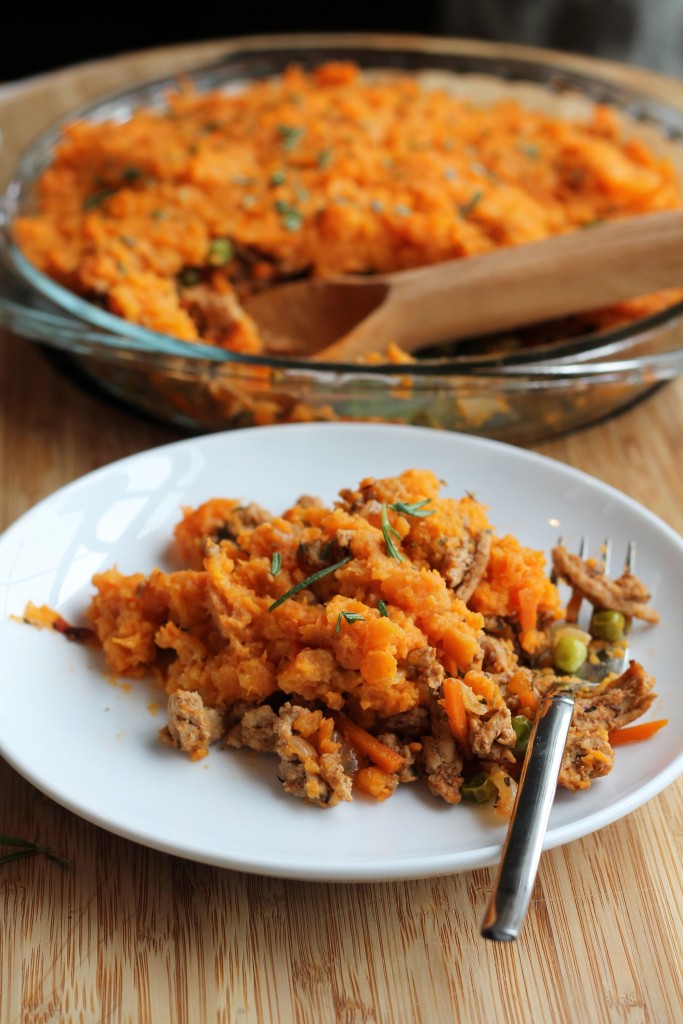 Sweet Potato and Turkey Shepherd's Pie