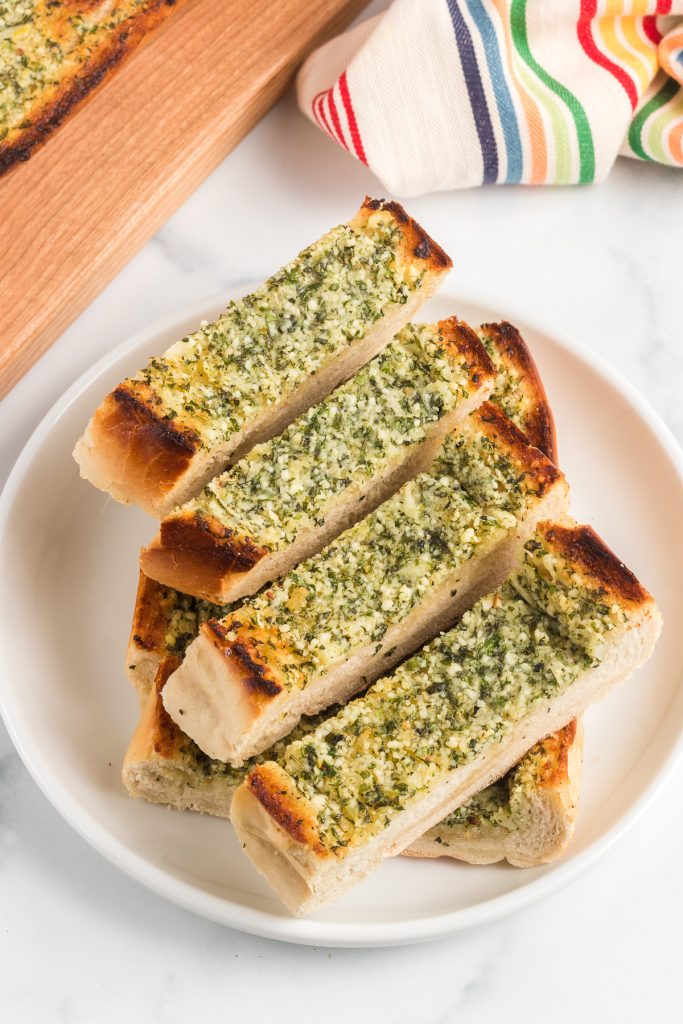 Slices of Garlic Bread with cheese.