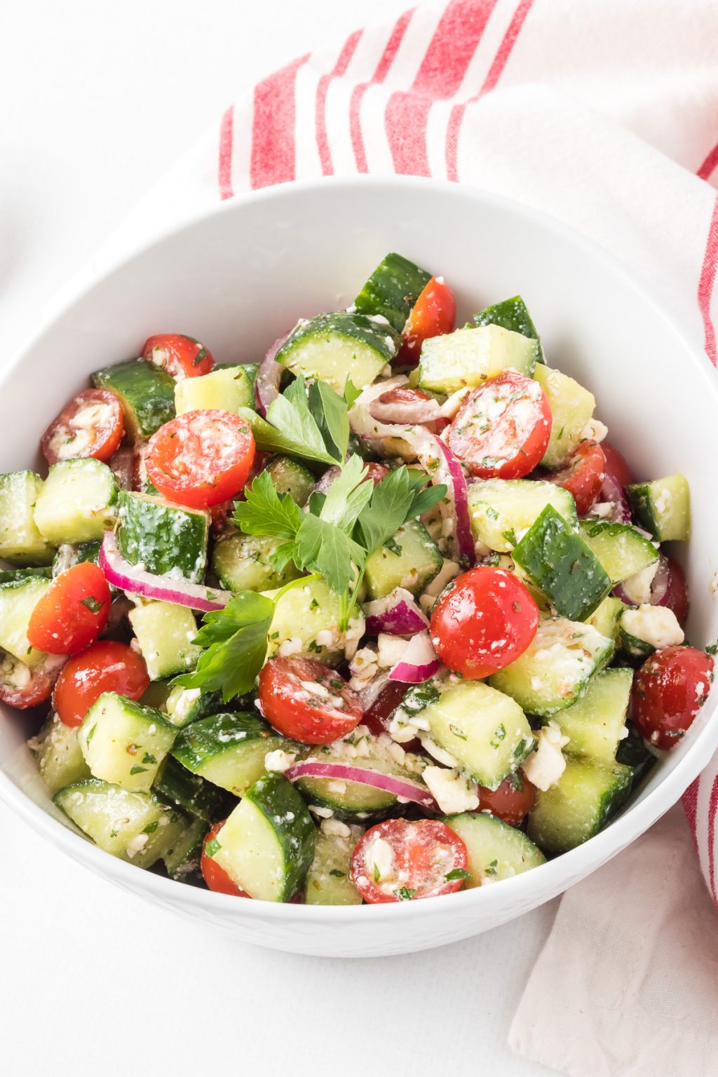 Cucumber Tomato Salad - Perfect for Summer | Easy Recipes From Home