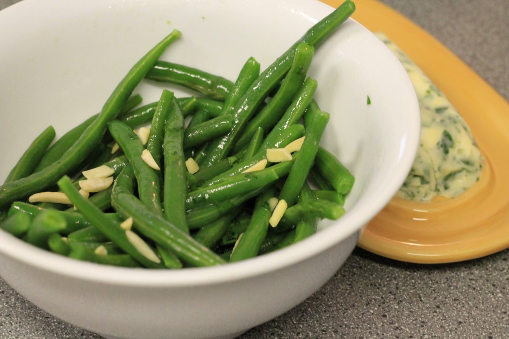 Green Beans with Almonds and Herb Butter