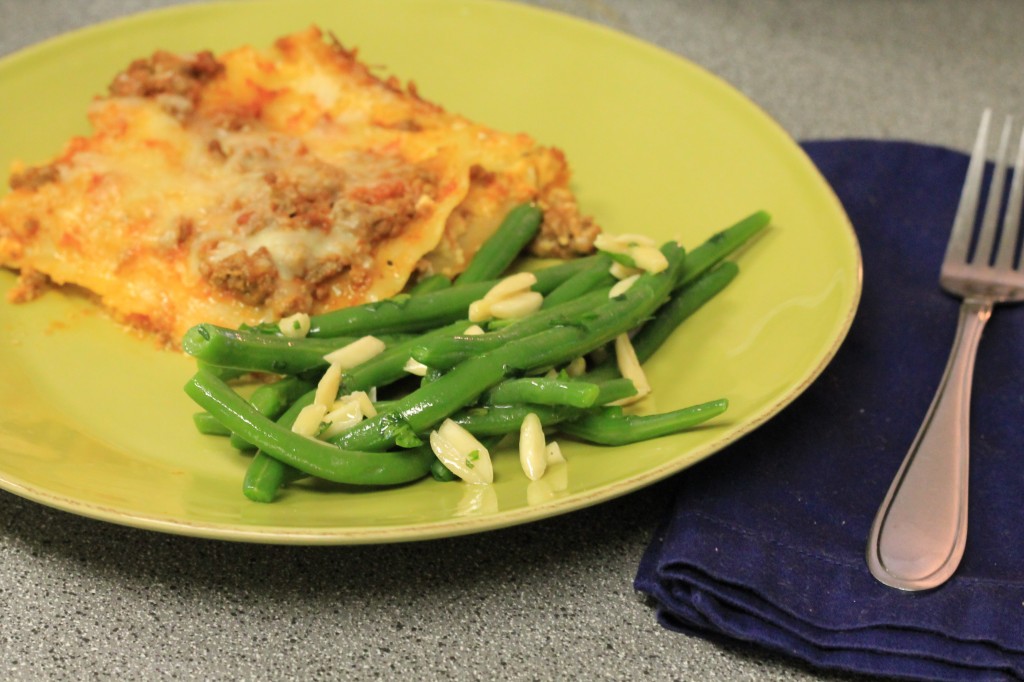 Green Beans with Lasagna