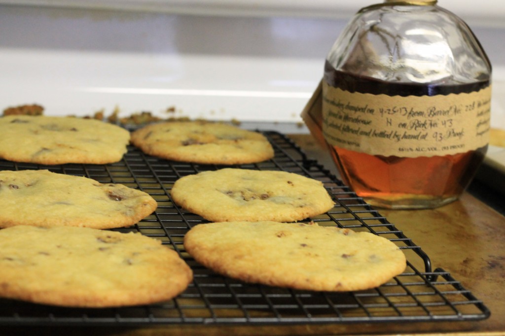 Bourbon Caramel Chocolate Cookies