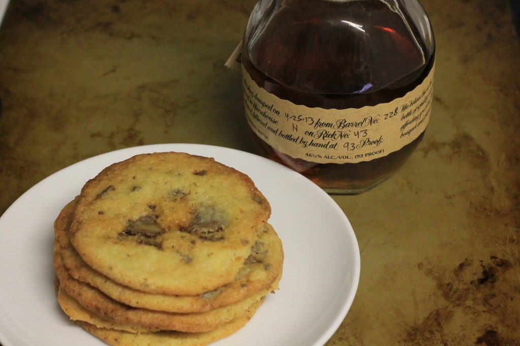 Bourbon Caramel Chocolate Cookies