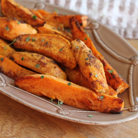 Oven Baked Sweet Potato Wedges