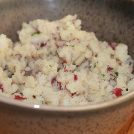 Parmesan Smashed Potatoes