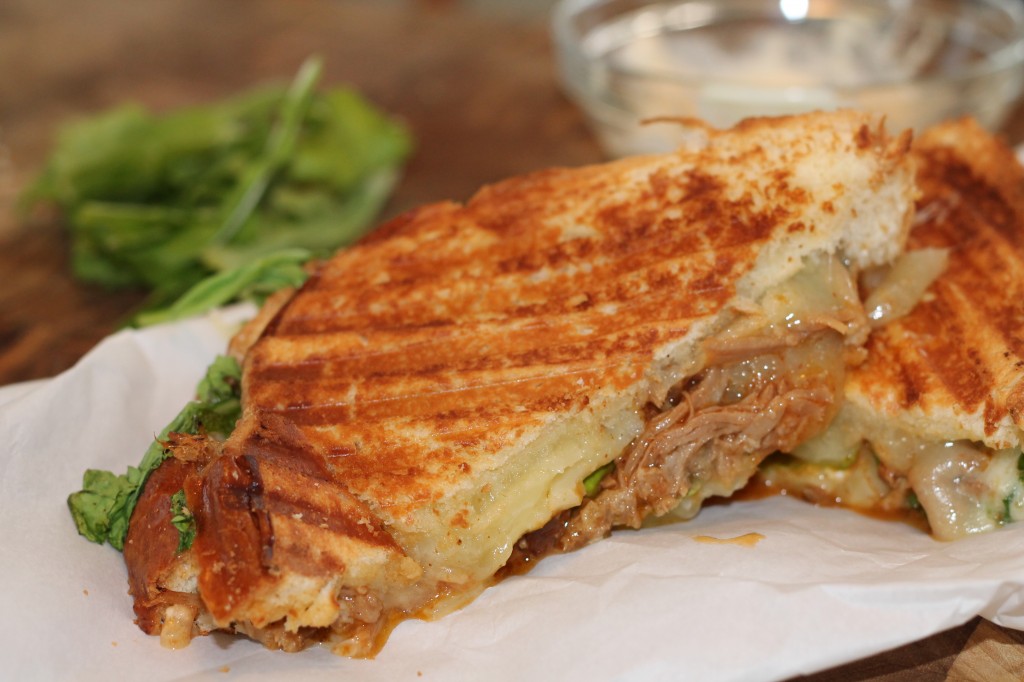 BBQ Pulled Pork Grilled Cheese