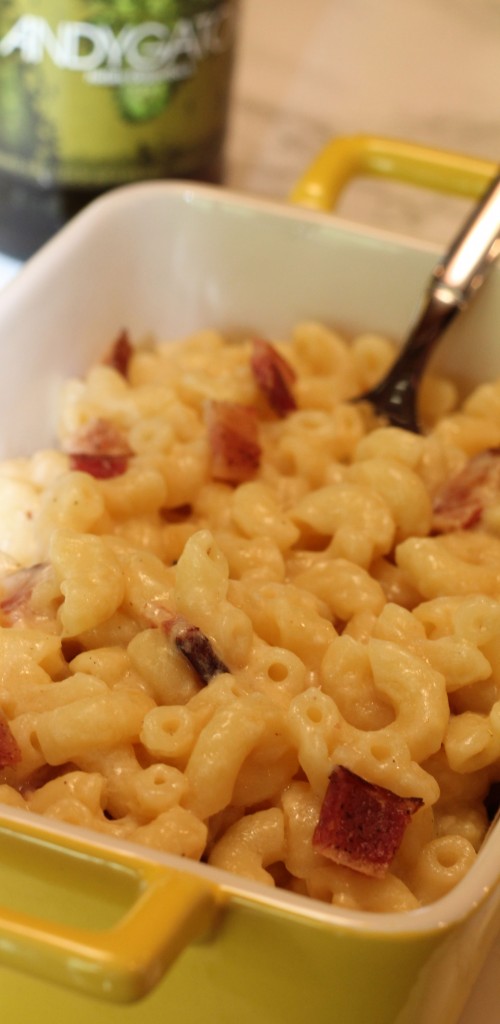 Beer Bacon Mac and Cheese