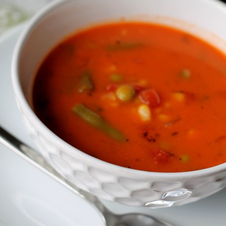 Bowl of Vegetable Soup