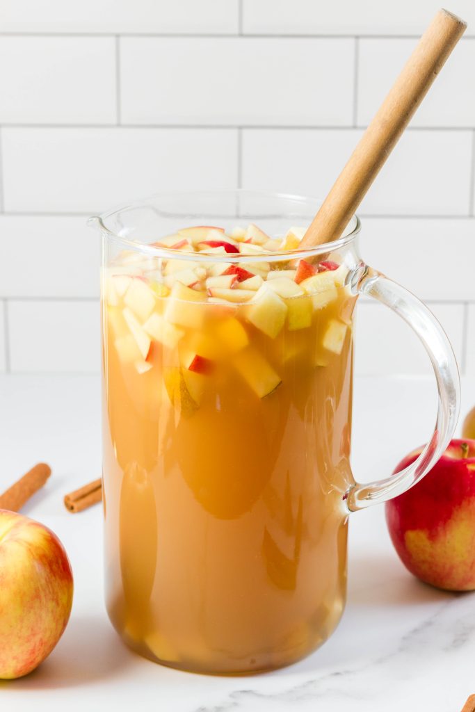 Sangria made with Apple Cider