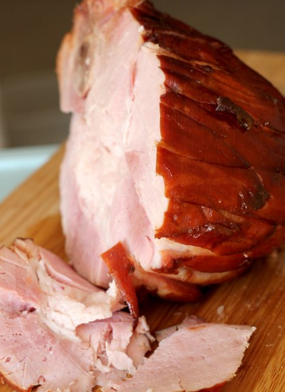 Glazed Ham - so easy, tender, and delicious!