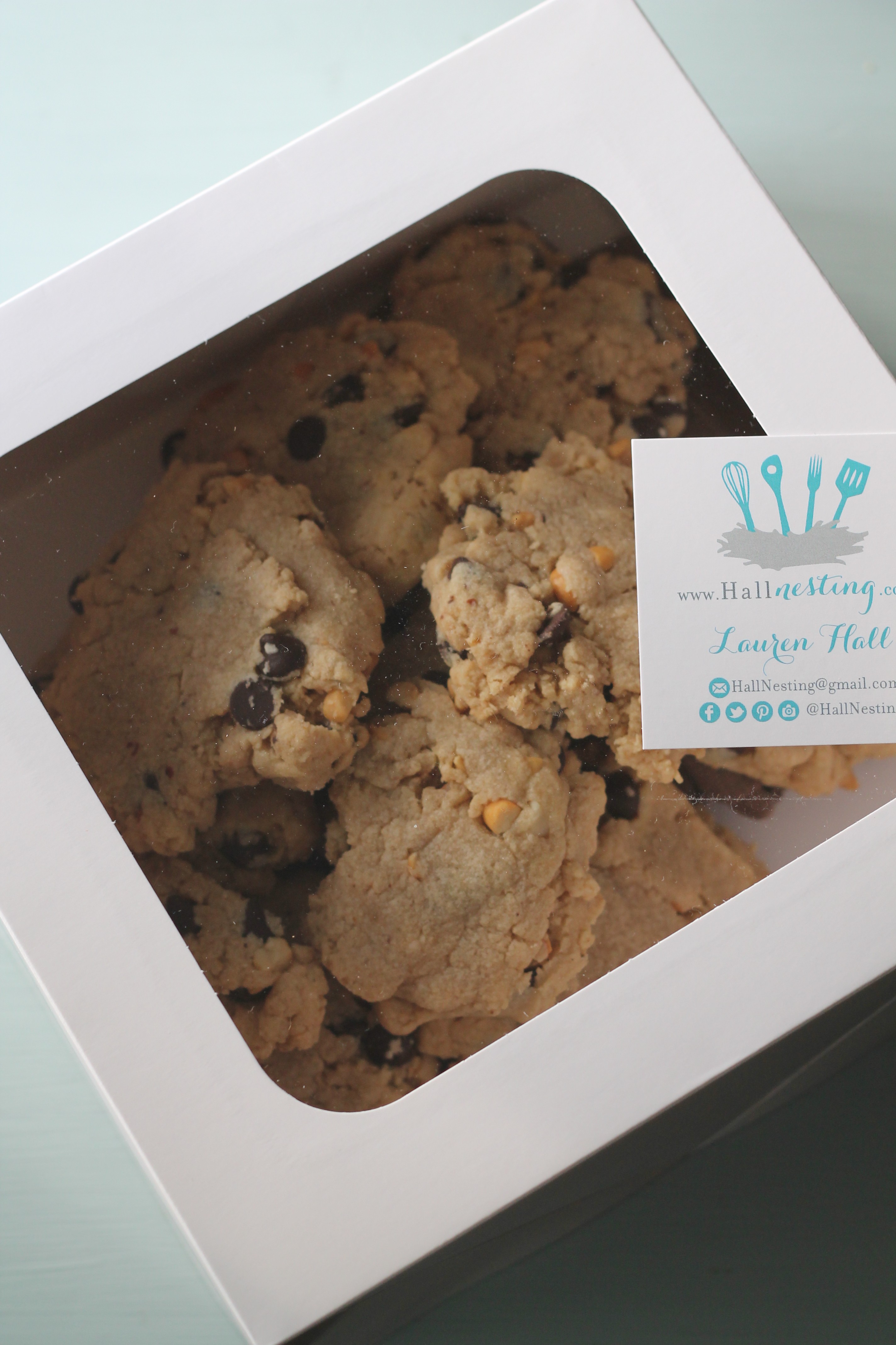 Peanut and Cookie Butter Chocolate Chip Cookies