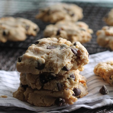 Peanut and Cookie Butter Chocolate Chip Cookies