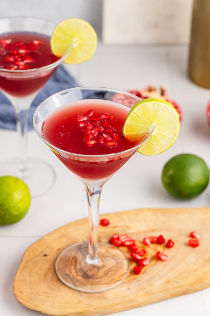 Lime Pomegranate Martini