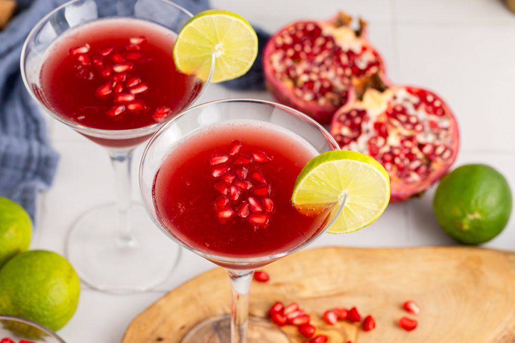 Pomegranate Lime Martini