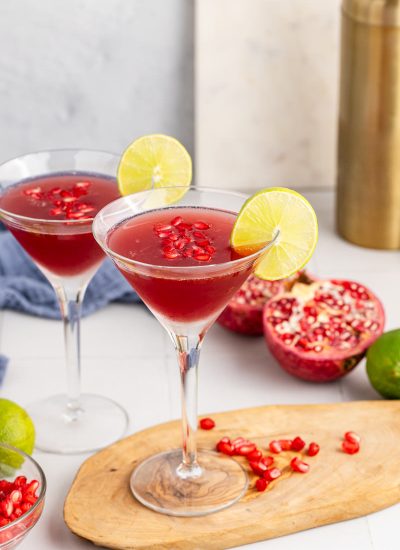 Pomegranate Lime Martini