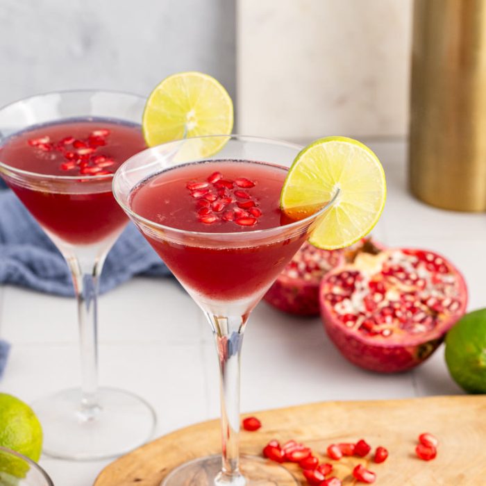 Pomegranate Lime Martini