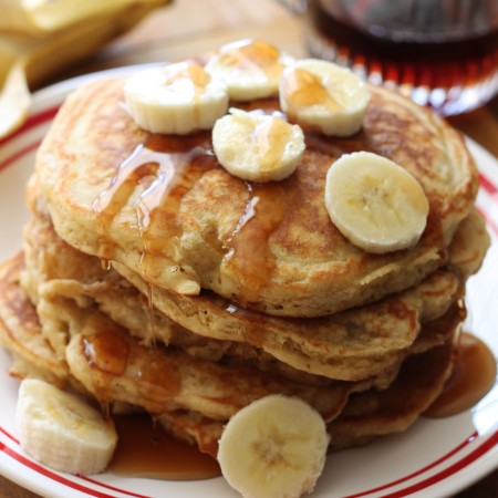The best Banana Pancakes! Fluffy, light and the perfect way to start your day!