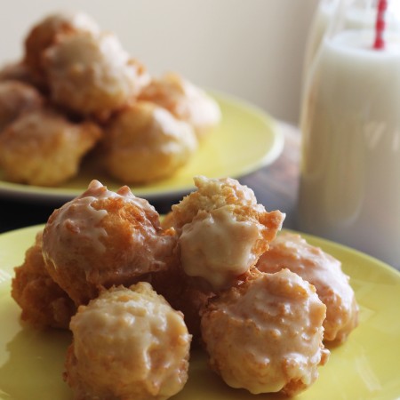 Easy Homemade Maple Glazed Donut Holes | Hall Nesting