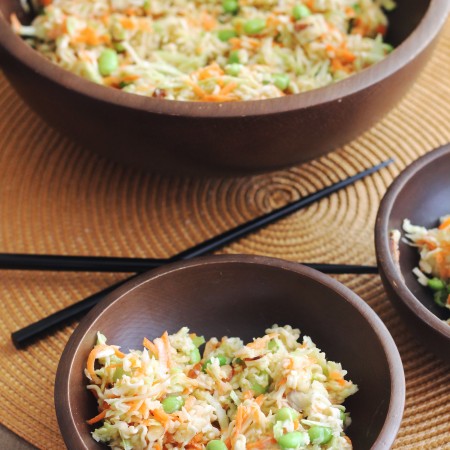 This Asian Slaw is quick, easy and so full of flavor. Perfect for a side dish!