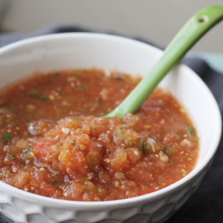 Salsa Casera (Simmered Fresh Tomato Salsa)