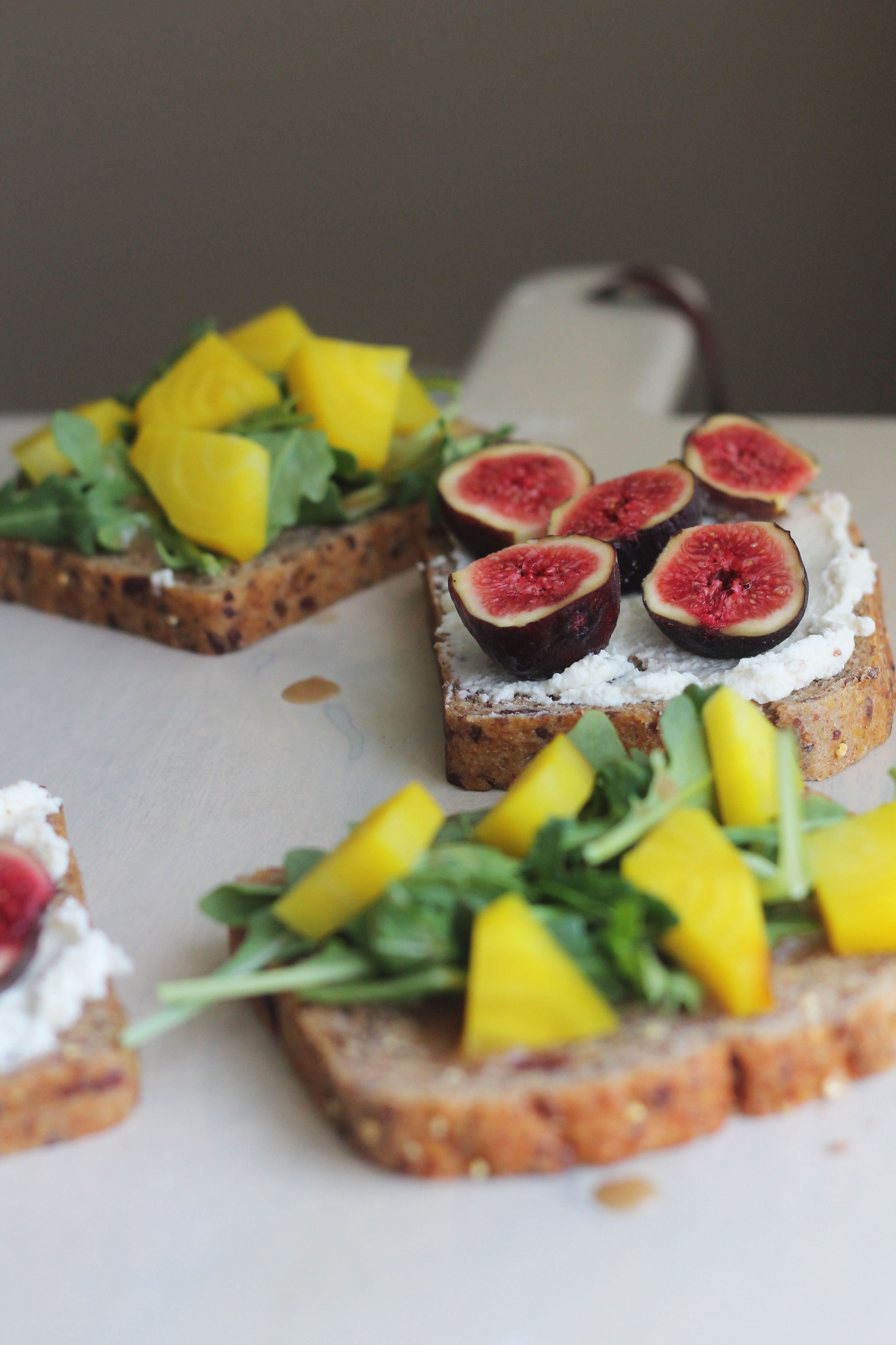 Meet your new favorite sandwich - Beet, Figs, and Goat Cheese