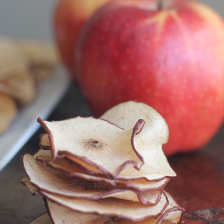 Crispy, Healthy, Baked Apple Chips