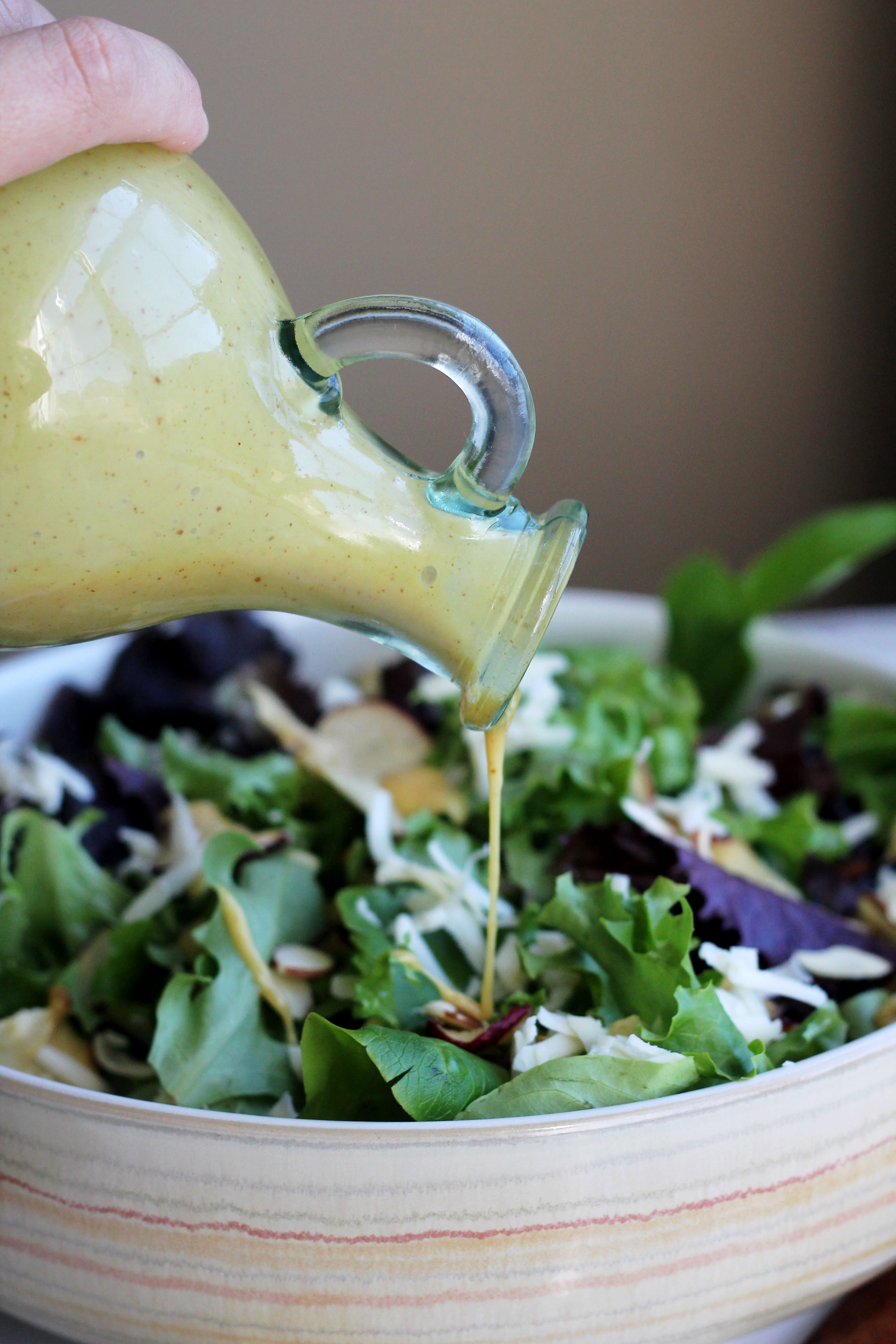 There is nothing better than a homemade salad dressing and the perfect salad!