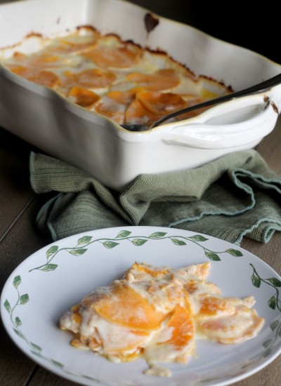 Looking for the best Scalloped Sweet Potato dish? These Gruyere Scalloped Sweet Potatoes are it!