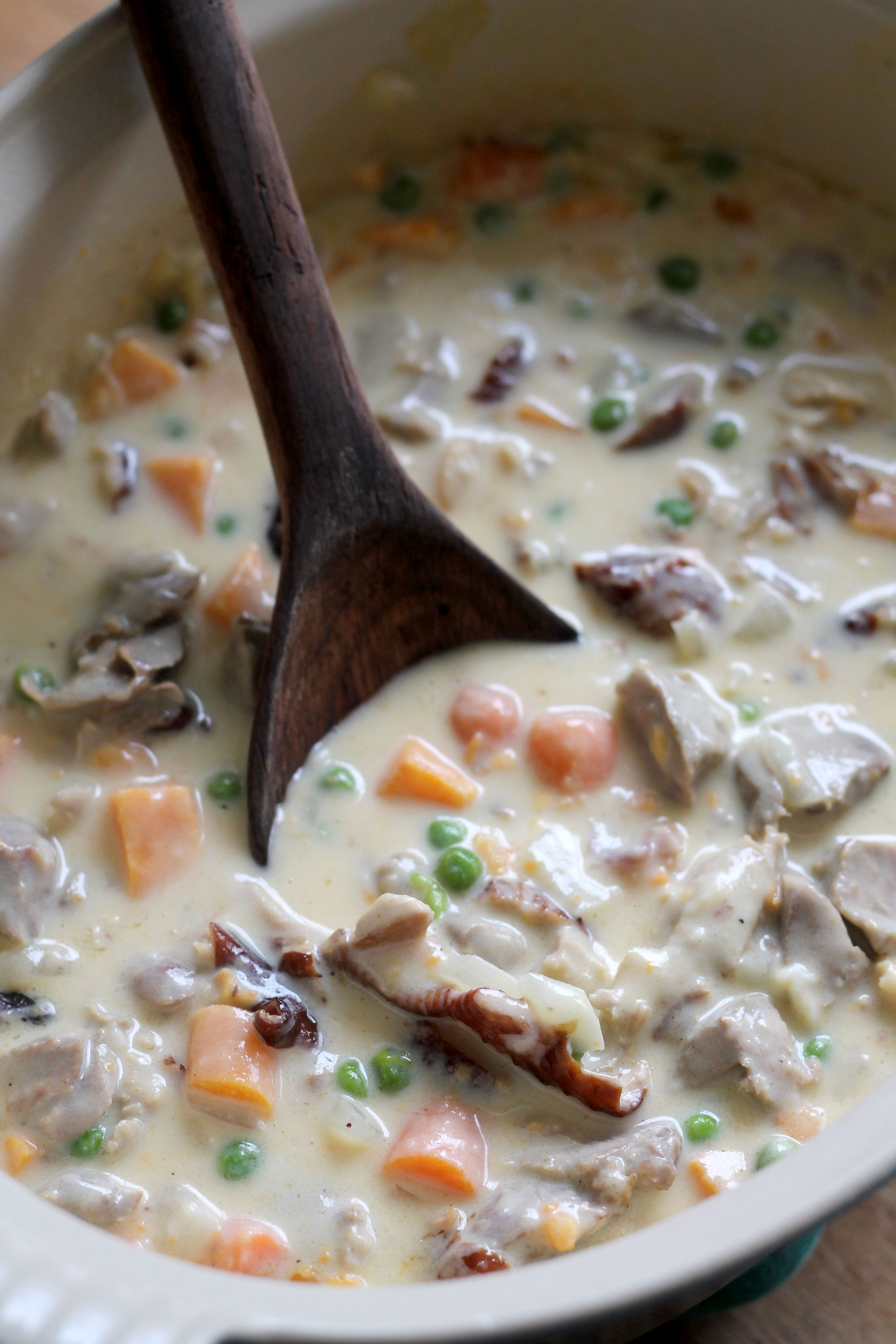 This Turkey Pot Pie Soup is the perfect dish to use with all your turkey leftovers!
