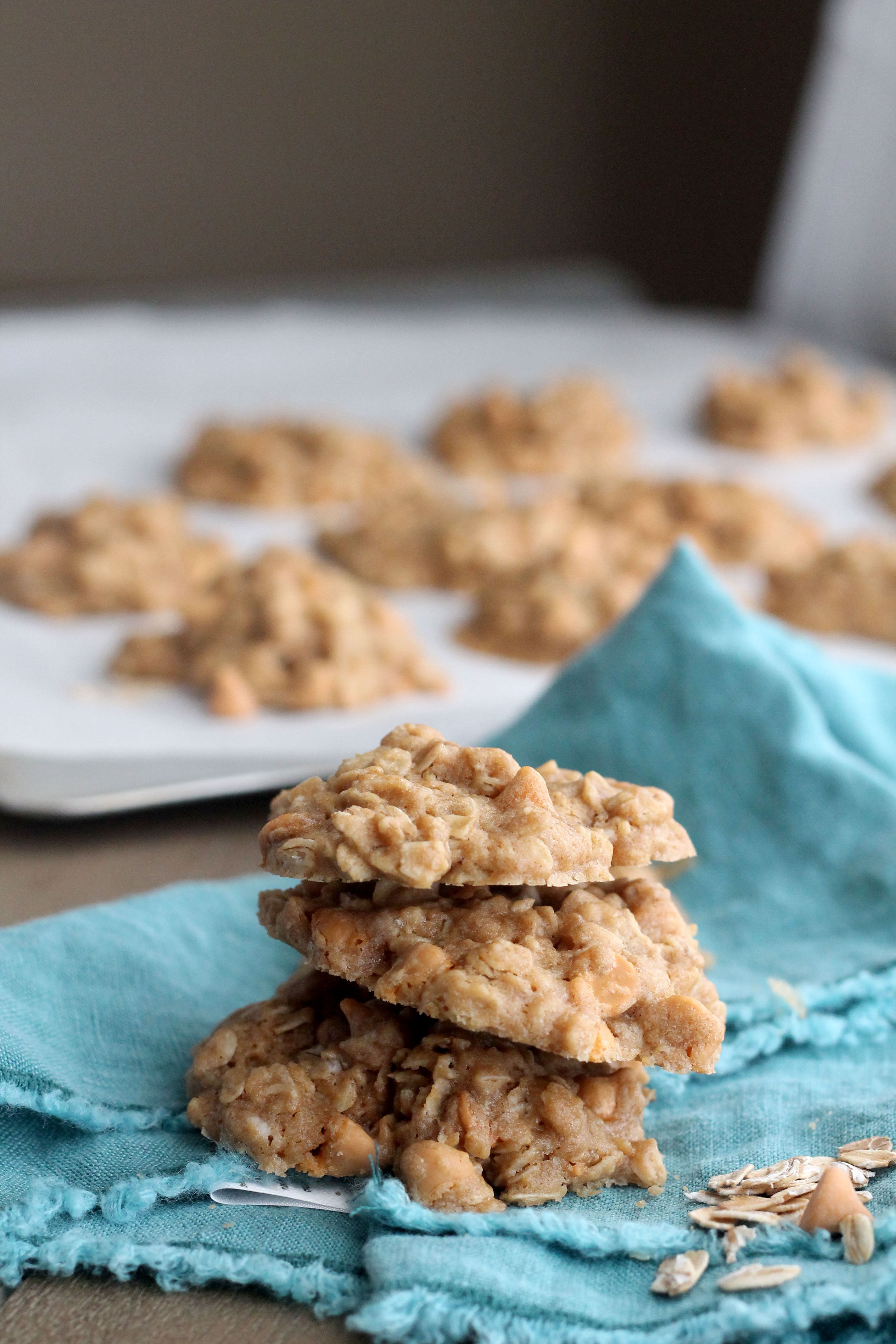 Soft and Chewy Butterscotch Oatmeal Cookies
