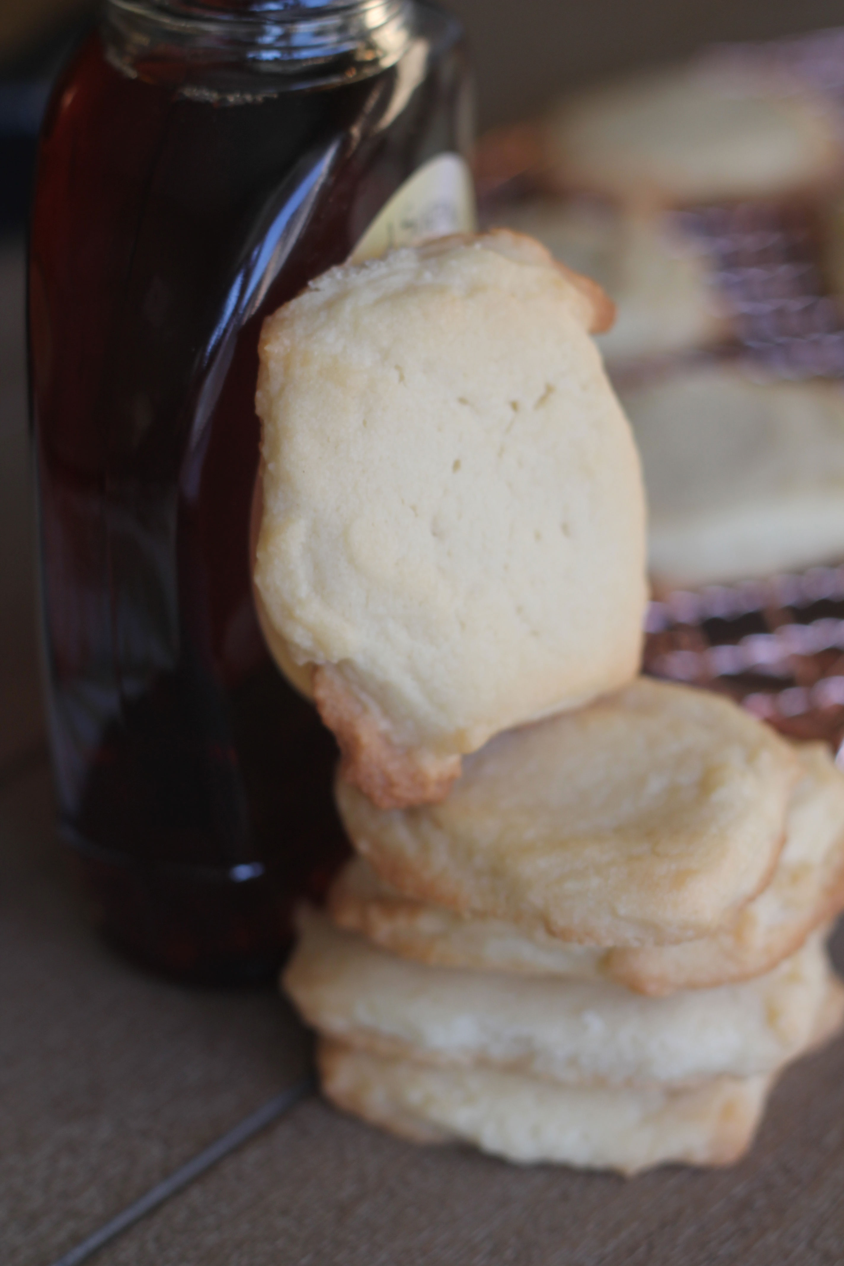 Melt in your mouth Maple Shortbread cookies