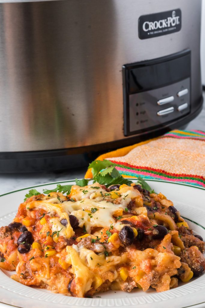 Lasagna made with a Mexican flair.