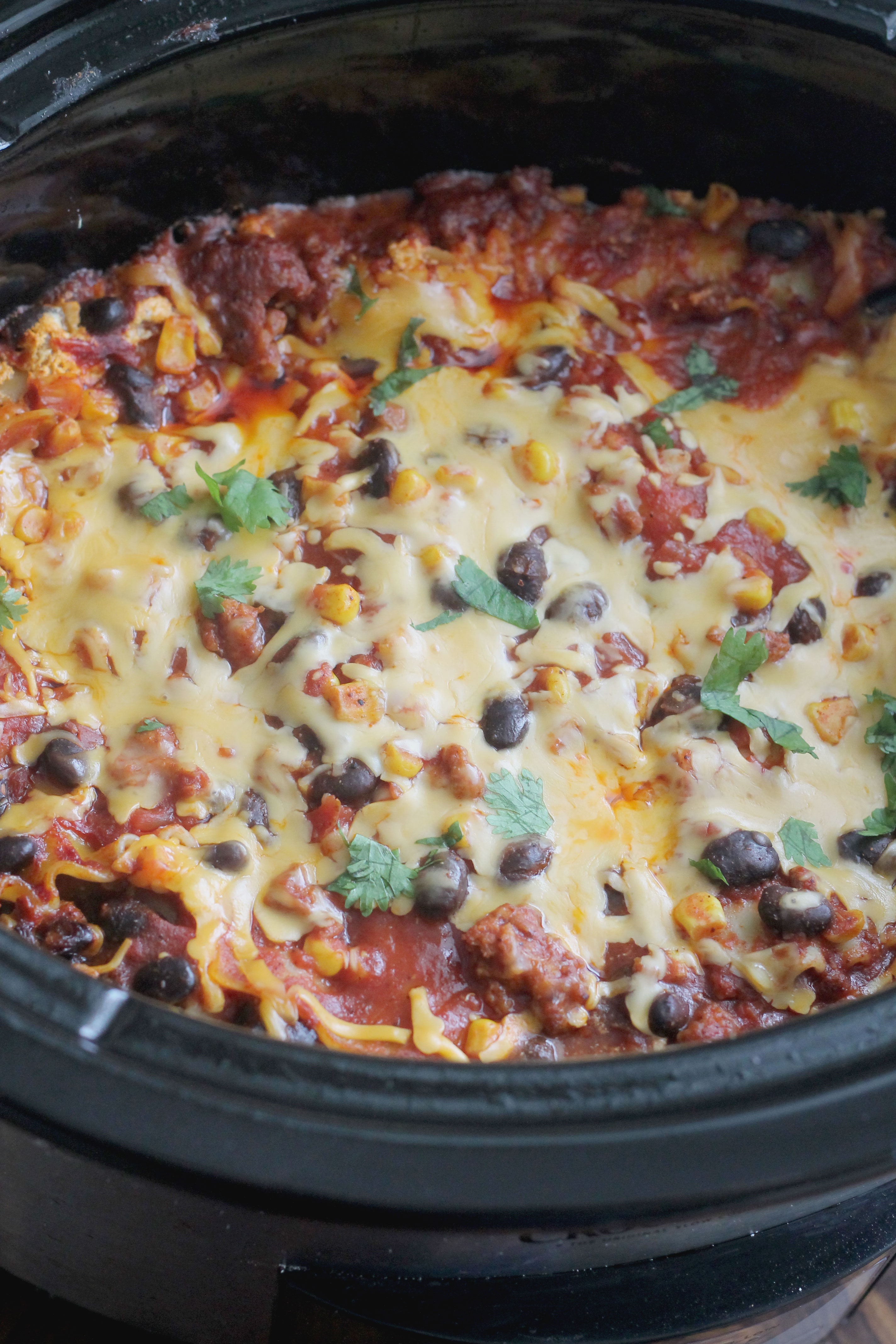Your favorite lasagna is now made in the slow cooker (and better yet we put a Mexican spin on it).