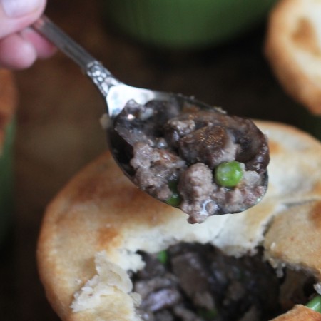 Madeira Mushroom and Beef Pot Pies - there is something comforting about little pot pies don't you think?