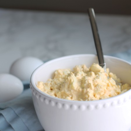 This old fashioned egg salad will knock your socks off