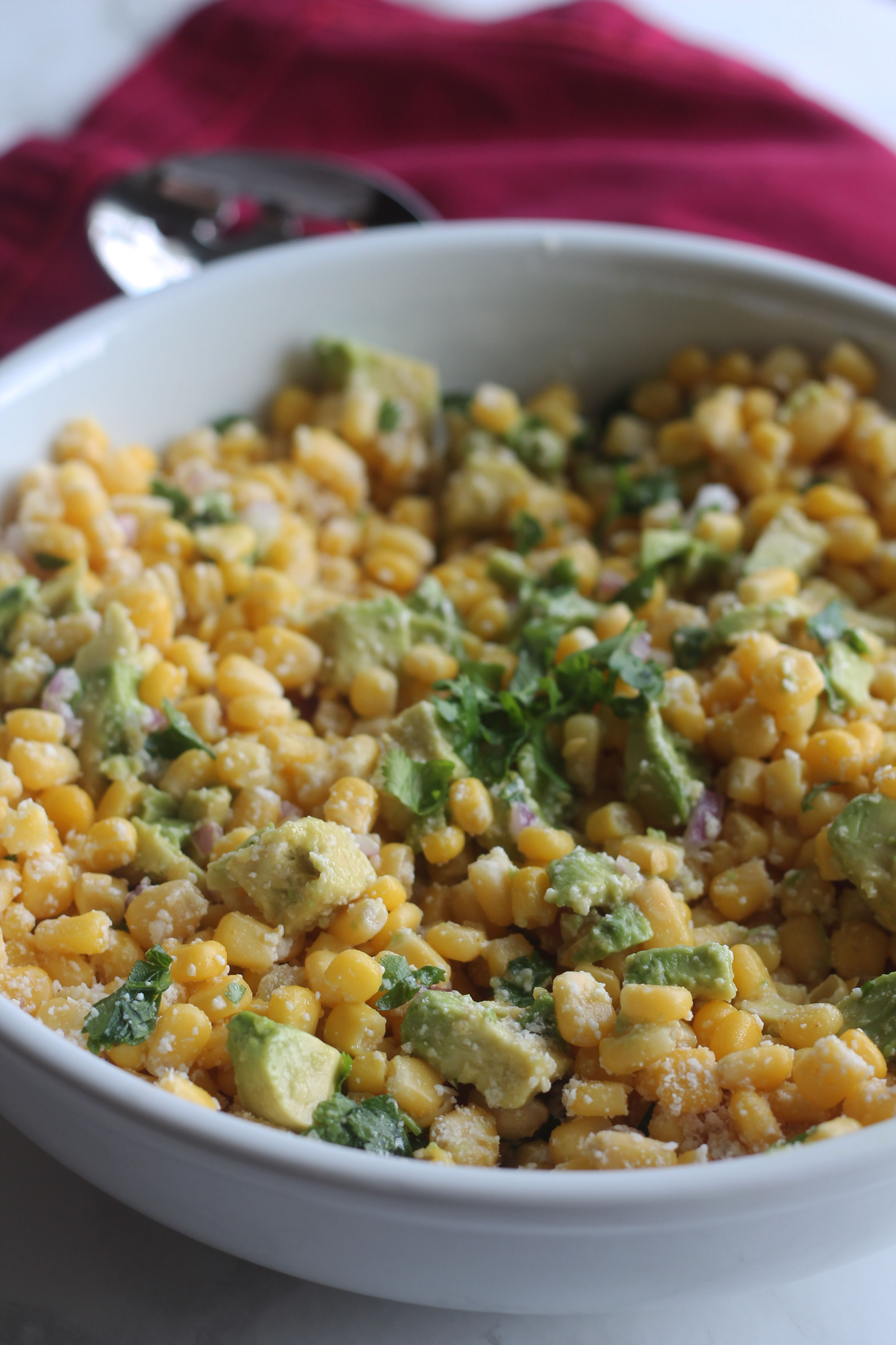 This Mexican corn salad is the perfect side for your summer get together