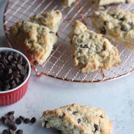 Chocolate Chip Cream Scones