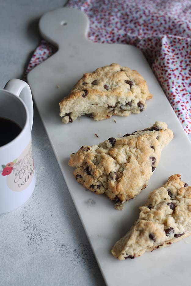 Chocolate Chip Cream Scones Recipe