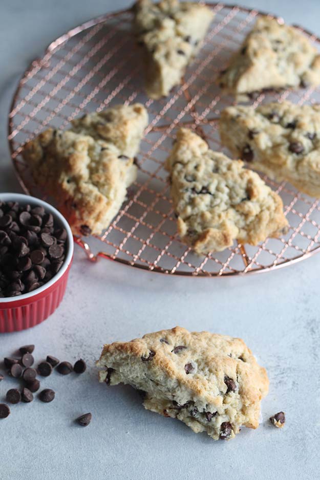 Chocolate Chip Cream Scones