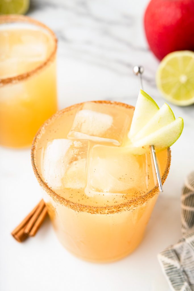 A Margarita made with apple cider.