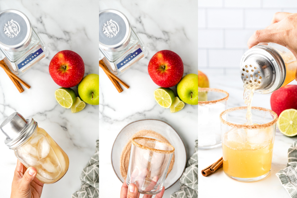 2nd set of Apple Cider Margarita process photos.